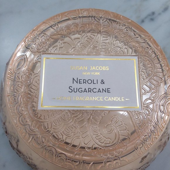 Susan jacobs, New York neroli sugarcane soy glass candle 14oz. - Picture 2 of 3